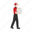 courier, delivery, food, job, people, pizza, work 