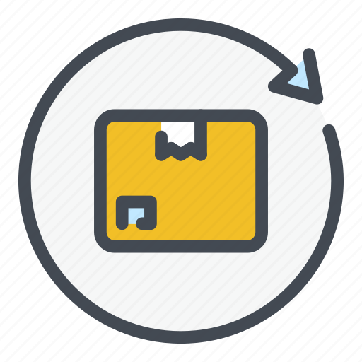 Box, delivery, logistics, package, parcel, shipping, update icon - Download on Iconfinder