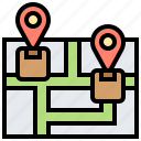 address, delivery, destination, location, map