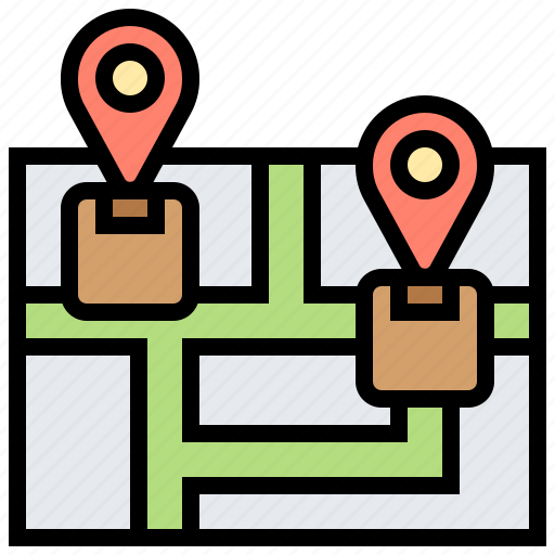 Address, delivery, destination, location, map icon - Download on Iconfinder