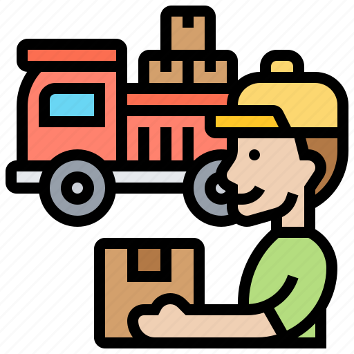Cargo, carrier, delivery, loading, logistics icon - Download on Iconfinder
