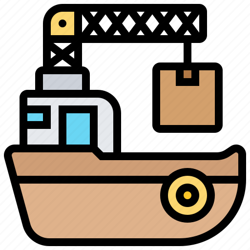 Cargo, delivery, harbor, ship, vessel icon - Download on Iconfinder