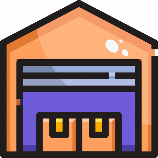 Delivery, logistic, shipping, store, warehouse icon - Download on Iconfinder