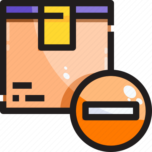 Box, delete, delivery, goods, logistic, product, shipping icon - Download on Iconfinder
