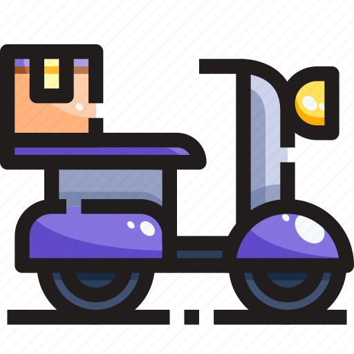 Bike, box, delivery, logistic, product, shipping icon - Download on Iconfinder