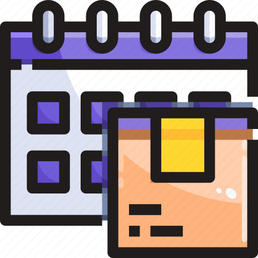 Calendar, delivery, management, planning, product, shipping icon - Download on Iconfinder
