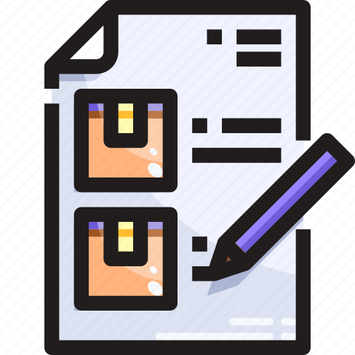 Check, delivery, document, list, paper, shipping icon - Download on Iconfinder