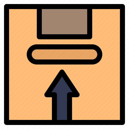 Box, delivery, handle, logistic, package icon - Download on Iconfinder