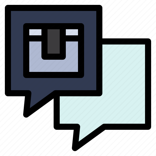 Chatting, delivery, feedback, message, shipping icon - Download on Iconfinder