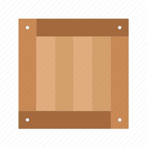 Wooden box, box, crate, logistics, shipping icon - Download on Iconfinder