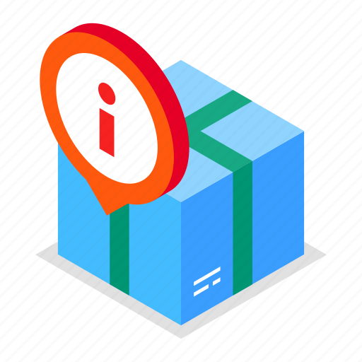 Info, cardboard, parcel, delivery icon - Download on Iconfinder