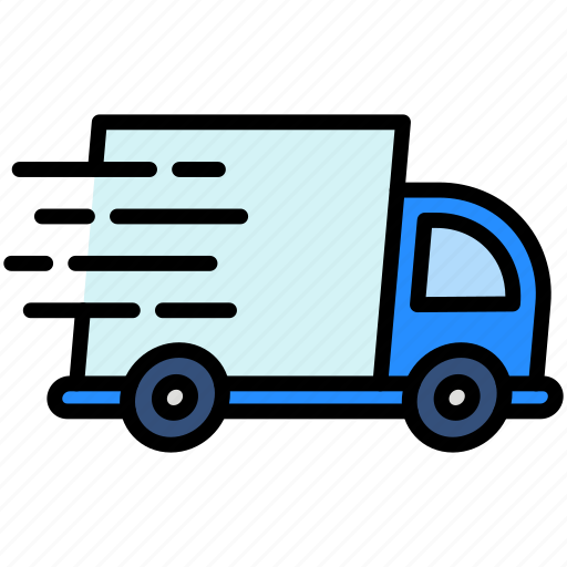 Fast, delivery, shipping, truck icon - Download on Iconfinder