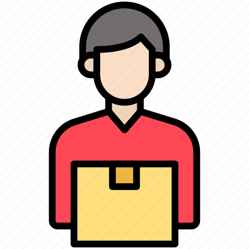 Courier, delivery, man icon - Download on Iconfinder