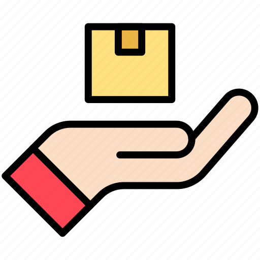 Delivery, hand, package icon - Download on Iconfinder
