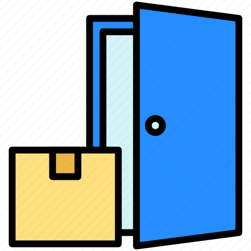 Delivery, parcel, to, door, recieved icon - Download on Iconfinder