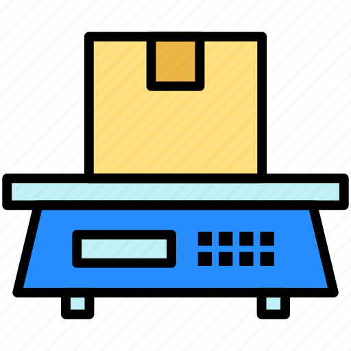 Package, scale, weight, machine icon - Download on Iconfinder