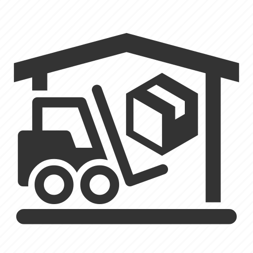 Delivery, forklift, shipping, warehouse icon - Download on Iconfinder