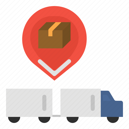 Courier, delivery, shipping, tracking, trailer, transportation icon - Download on Iconfinder