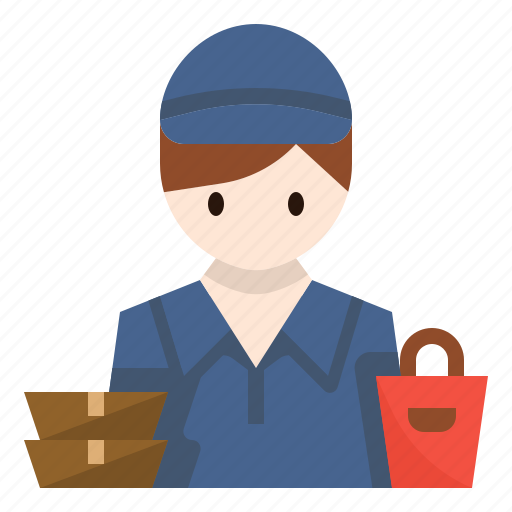 Avatar, delivery, food, guy, man, service icon - Download on Iconfinder