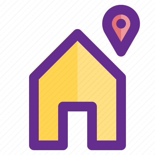Home, house, location, map, maps, shipment icon - Download on Iconfinder