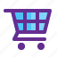 shopping cart, trolley 