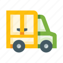 delivery truck, delivery van, shipping, car