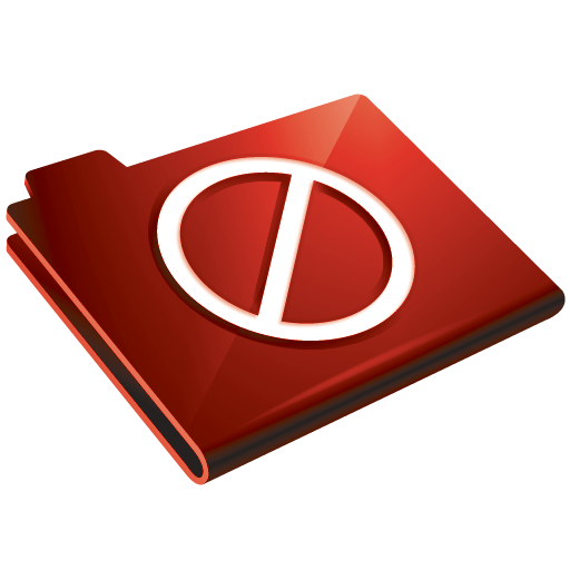 Restricted, red, folder icon - Free download on Iconfinder