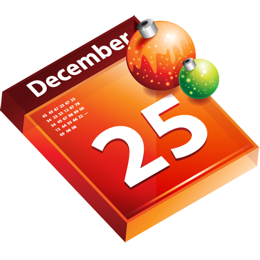 December 25, christmas, december, calendar icon - Free download