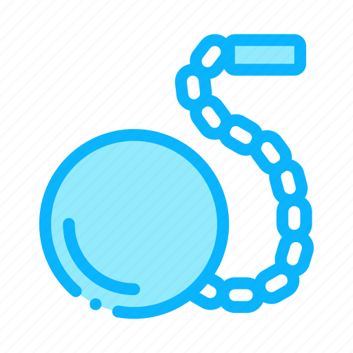 Ball, chain, degenerative, disease, illness, memory, prisoner icon - Download on Iconfinder