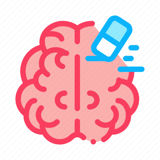 Brain, degenerative, disease, erase, eraser, illness, mind icon - Download on Iconfinder