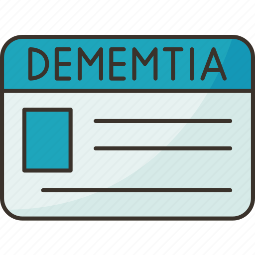 Dementia, card, patient, person, information icon - Download on Iconfinder
