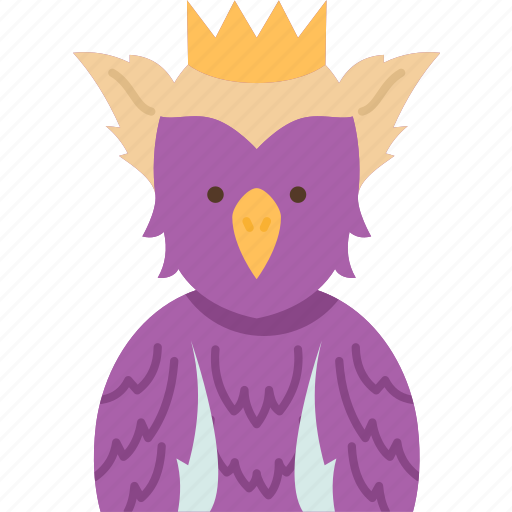 Prince, stolas, owl, astronomy, knowledge icon - Download on Iconfinder