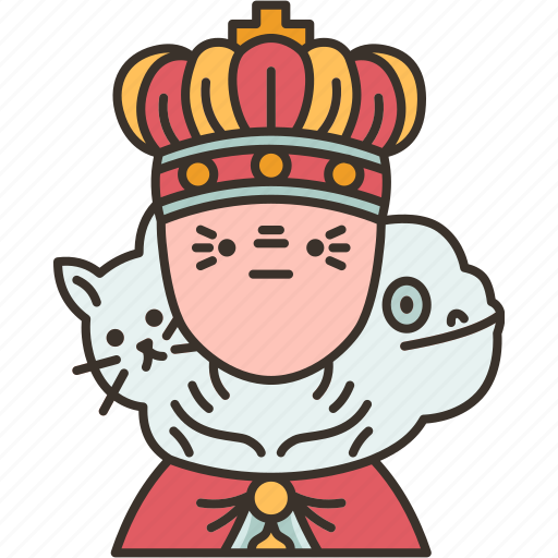 King, bael, cat, toad, heads icon - Download on Iconfinder