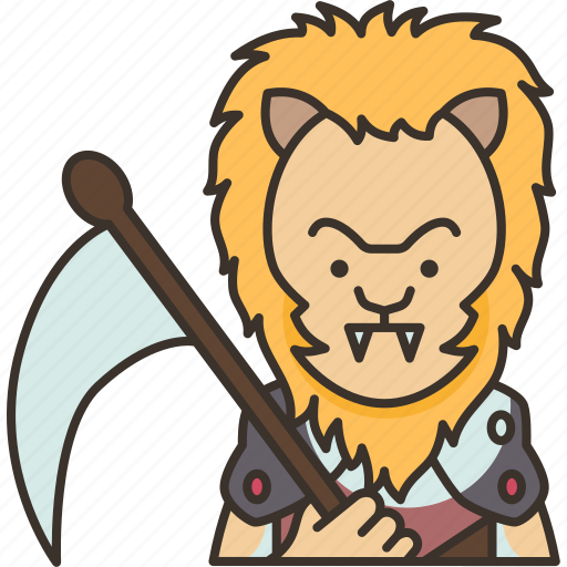 Marquis, sabnock, lion, soldier, weapon icon - Download on Iconfinder