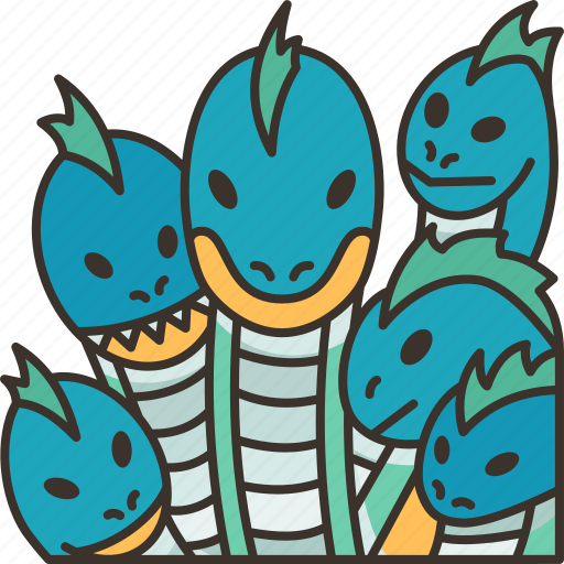 Hydra, swamp, serpent, monster, underworld icon - Download on Iconfinder