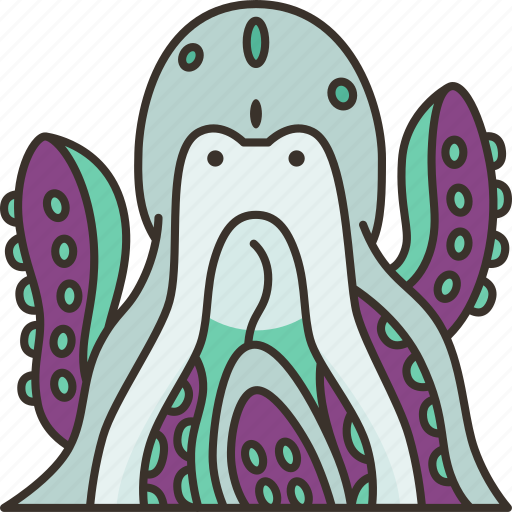 Kraken, gigantic, octopus, sea, monster icon - Download on Iconfinder