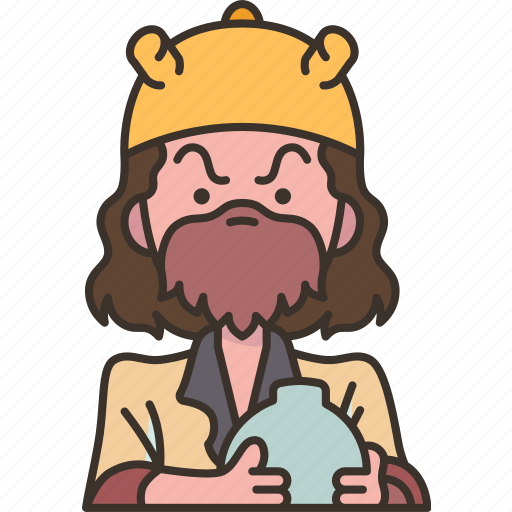 Mammon, greedy, wealthy, old, man icon - Download on Iconfinder