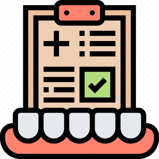 Dentist, report, diagnostic, clinic, healthcare icon - Download on Iconfinder