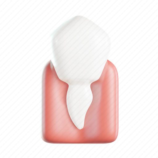 Canine, dental care, dentist, tooth, medical, healthcare 3D illustration - Download on Iconfinder