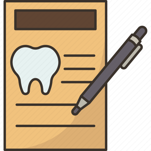 Dental, medical, report, diagnostic, patient icon - Download on Iconfinder
