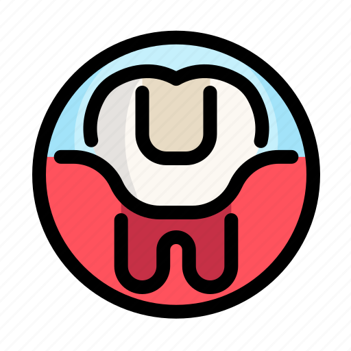 Caries, dental, dentist, medical, seal, tooth icon - Download on Iconfinder