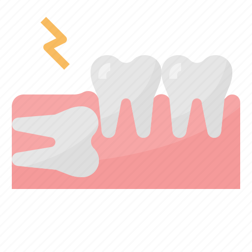 Dental, healthcar, impacted, medical, tooth icon - Download on Iconfinder