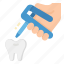 dental, dentist, gun, repair, tooth 