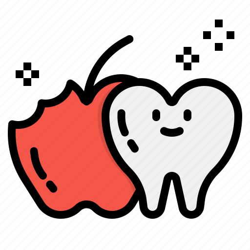 Apple, dental, dentist, teeth, ttooth icon - Download on Iconfinder
