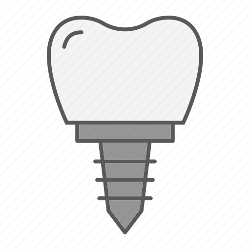Dental, impantation, implant, screw, stomatology, tooth icon - Download on Iconfinder
