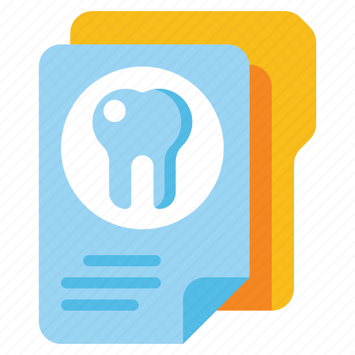 Dental, records, files icon - Download on Iconfinder