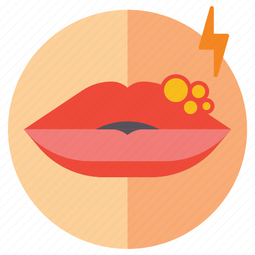 Blisters, fever, mouth icon - Download on Iconfinder