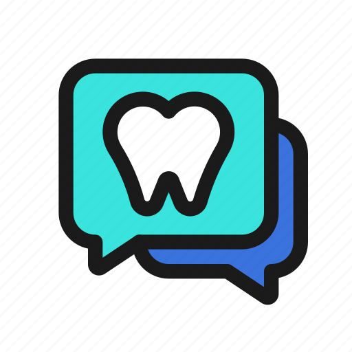 Dental, checkup, dentist, appointment, reservation, chat, consultation icon - Download on Iconfinder