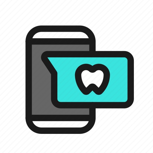 Dental, online, dentist, appointment, reservation, chat, consultation icon - Download on Iconfinder