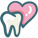 care, dental, doodle, heart, love, tooth